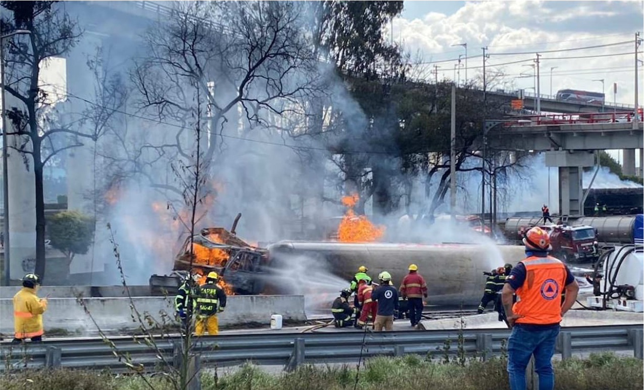 Explosión de pipa de gas en Puente de La Concordia deja 57 heridos, 19 graves