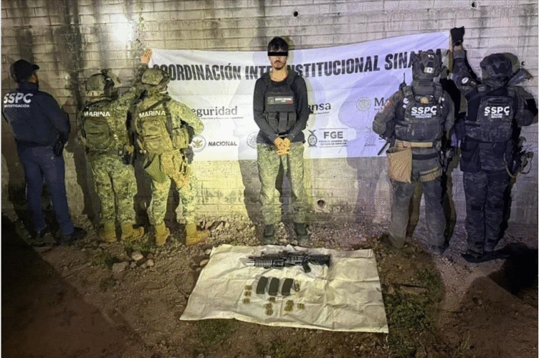 Gabinete de Seguridad captura a presunto integrante de ‘Los Chapitos’ en Sinaloa