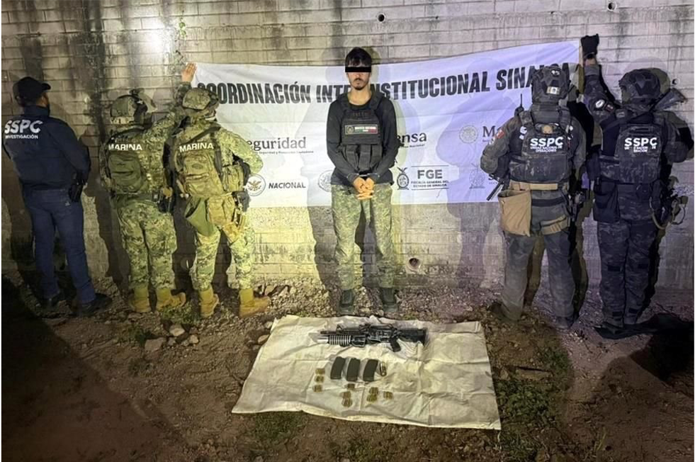 Gabinete de Seguridad captura a presunto integrante de ‘Los Chapitos’ en Sinaloa