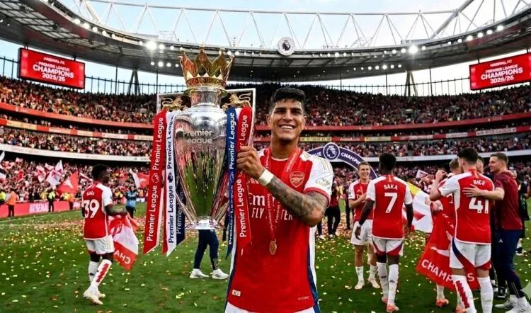 Arsenal es campeón de Premier League tras empate de Manchester City